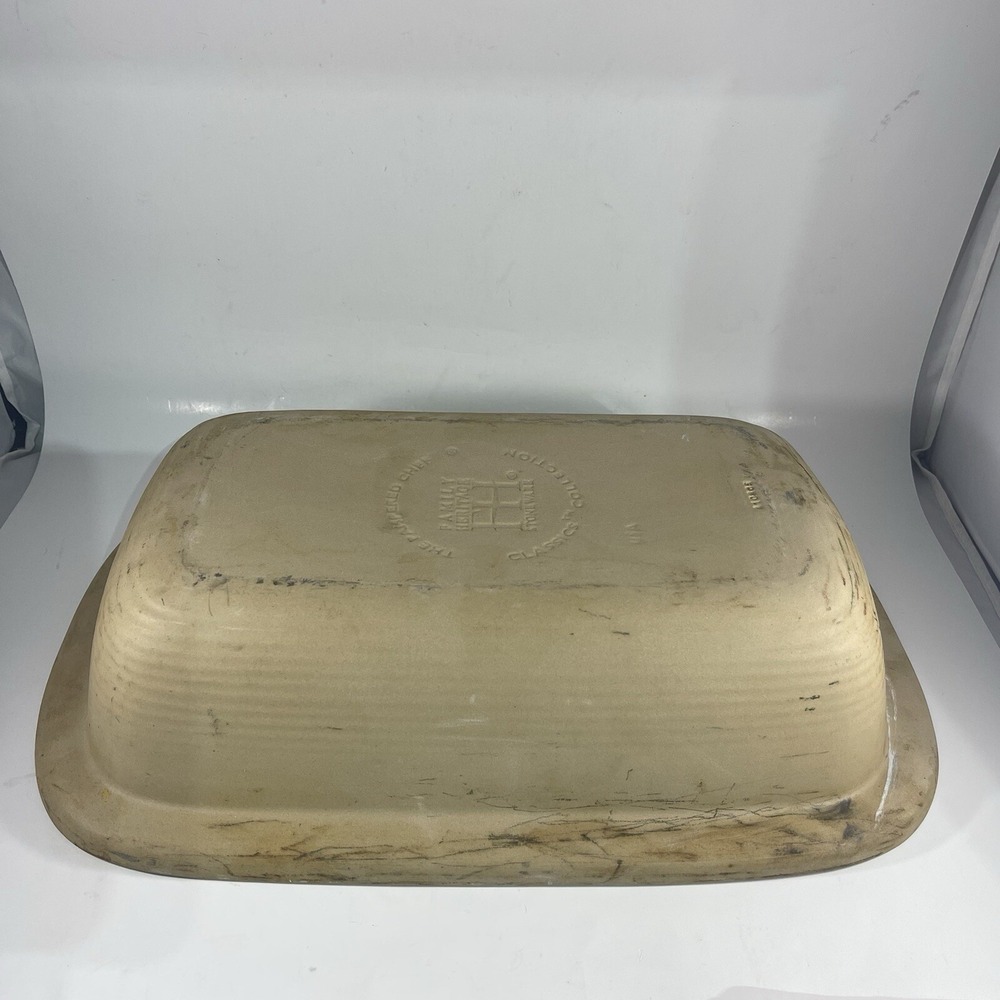 The Pampered Chef Family Heritage Collection Large Roasting Pan 17 x 11 x 4 USA - Picture 6 of 12